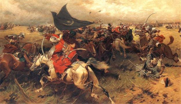 The Battle of Manzikert, by Józef Brandt