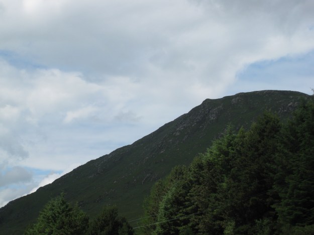 One of the two great mountains that make up Barnesmore Gap.