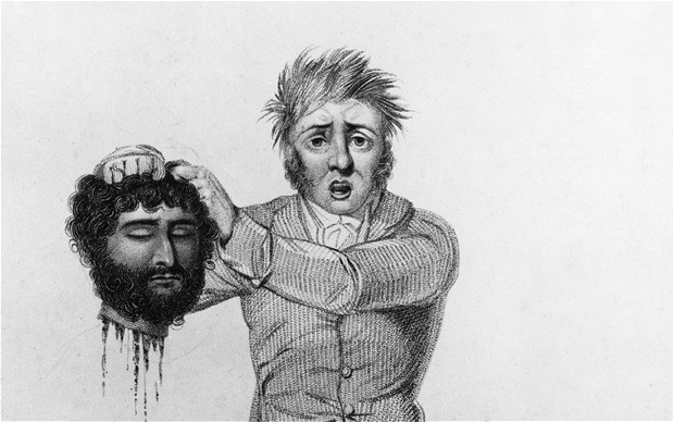 Detail from a contemporary woodcut of Brandreth's execution.