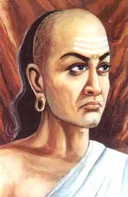 Chanakya, godfather to the Empire. The lack of mention of Chankaya in contemporary Greek texts lead some to think he is a mythical figure.