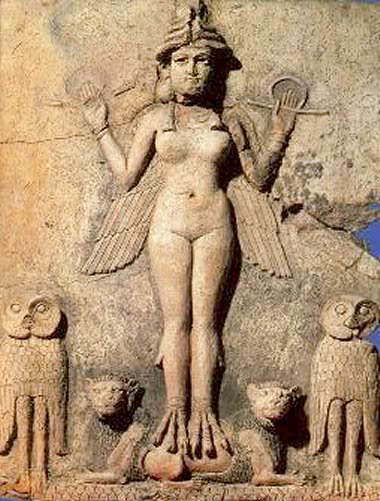 Inanna, goddess of love, fertility and warfare