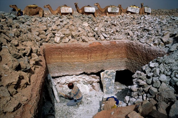 After Taghaza was razed, most of the miners fled to found a new town named Taoudenni, which remains a salt mining centre to this day.