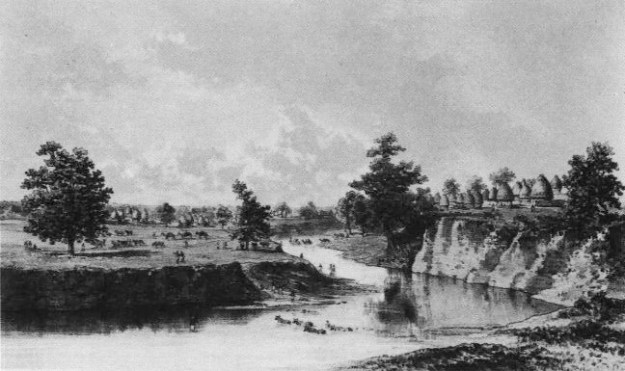 Afgooye, host to the Istunka festival. Picture from a book by the French explorer Charles Guillain, who visited the area around 1846.