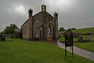 The Anglican church at Aghancon, where JC Darby is buried.