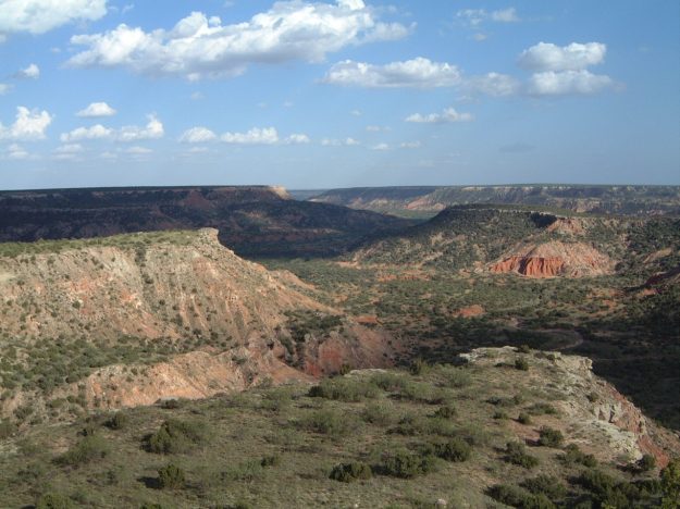 Palo Duro Canyon. Photo via Wikimedia Commons.